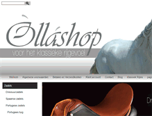 Tablet Screenshot of ollashop.nl
